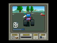 une photo d'Ã©cran de Stunt Race FX sur Nintendo Super Nes